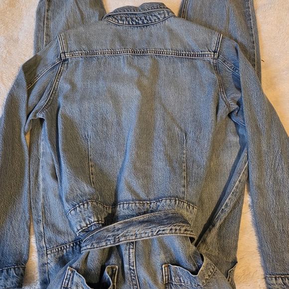 Lucky Brand Blue Denim Jumpsuit - Picture 4 of 7